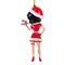 Kurt S. Adler 4.25 In Betty Boop W/ Milk & Cookies Christmas Tree Ornament , Mrs Claus Waitress Christmas